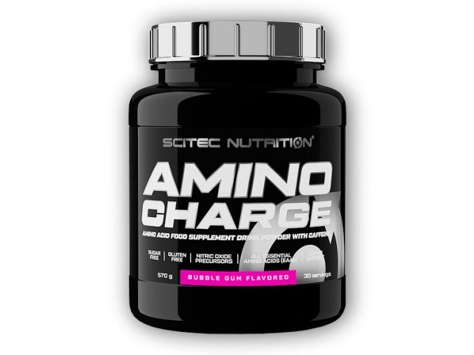Scitec Nutrition Amino Charge 570g  + šťavnatá tyčinka ZDARMA