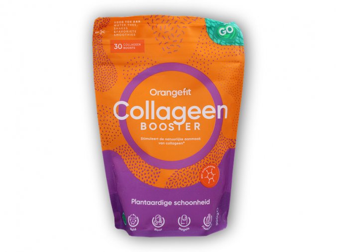 Orangefit Collageen Booster natural 300g  + šťavnatá tyčinka ZDARMA