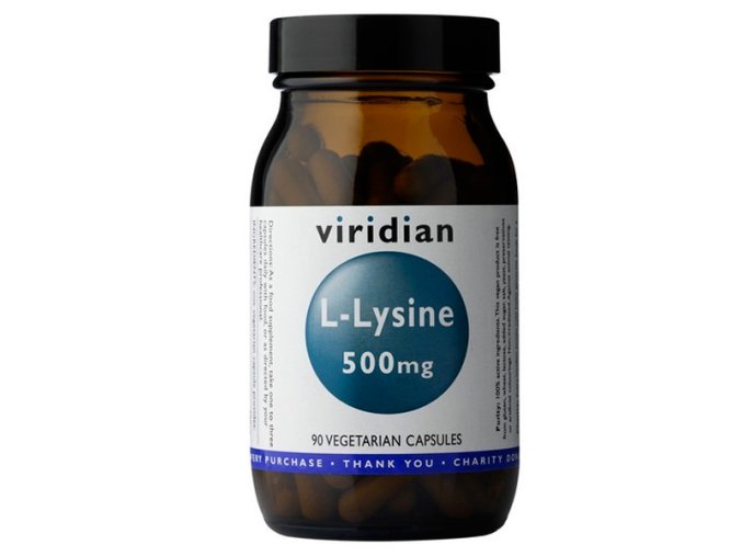 Viridian L-Lysine 90 kapslí