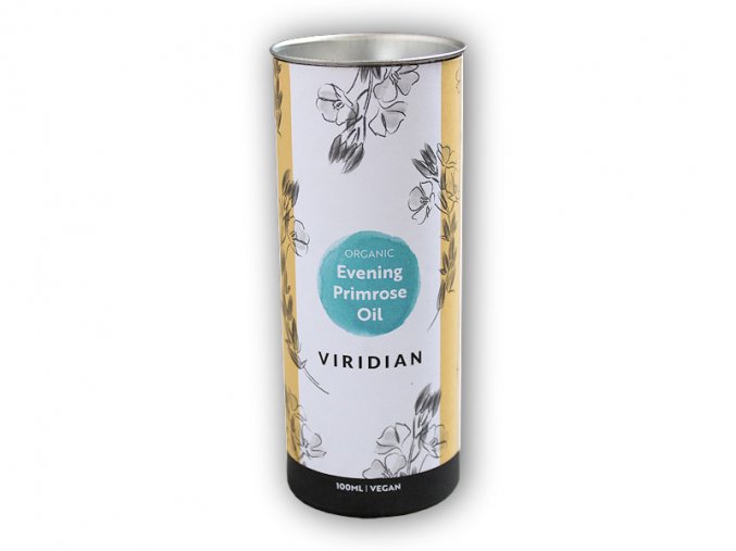 Viridian Evening Primrose Oil 100ml Organic  + šťavnatá tyčinka ZDARMA