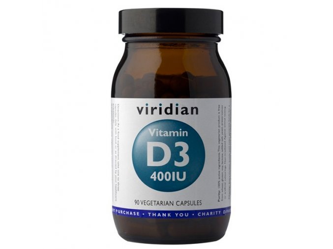 Viridian Vitamin D3 2000IU 60 kapslí