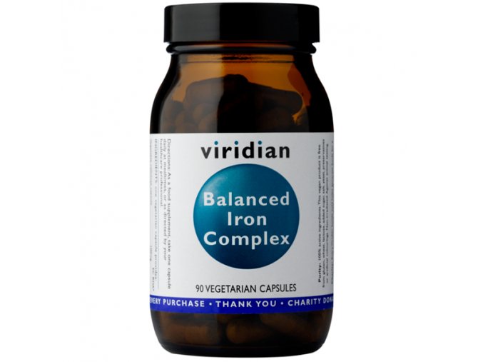 Viridian Balanced Iron Complex 90 kapslí