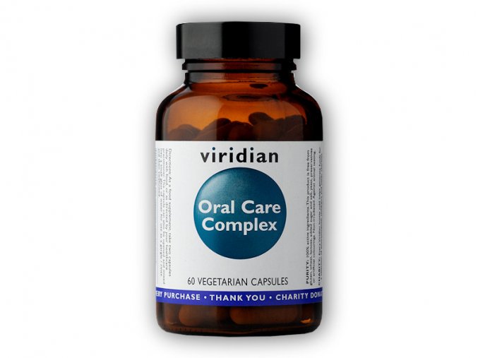 Viridian Oral Care Complex 60 kapslí  + šťavnatá tyčinka ZDARMA