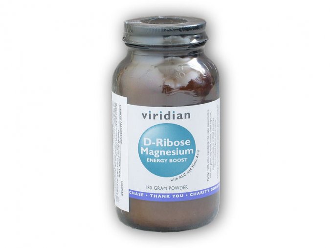 Viridian D-Ribose Magnesium 180g  + šťavnatá tyčinka ZDARMA