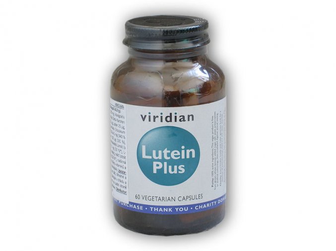 Viridian Lutein Plus 60 kapslí  + šťavnatá tyčinka ZDARMA