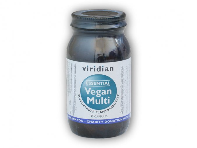 Viridian Vegan Multi 90 kapslí  + šťavnatá tyčinka ZDARMA