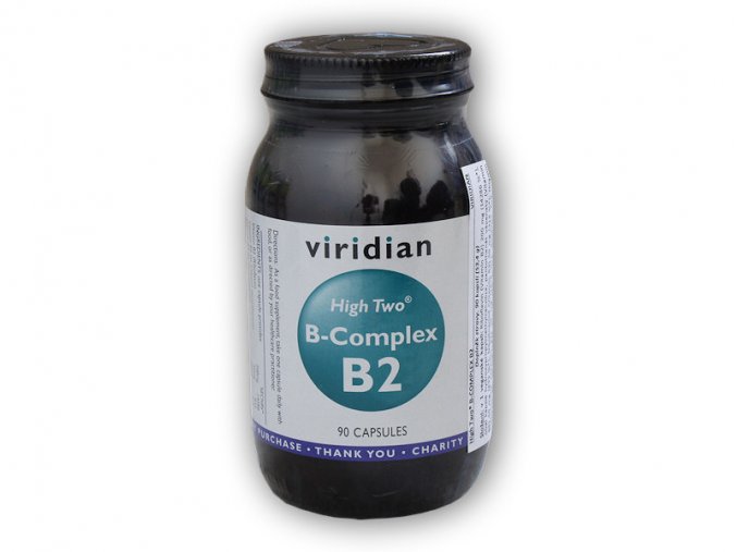 Viridian B-Complex B2 High Two 90 kapslí  + šťavnatá tyčinka ZDARMA