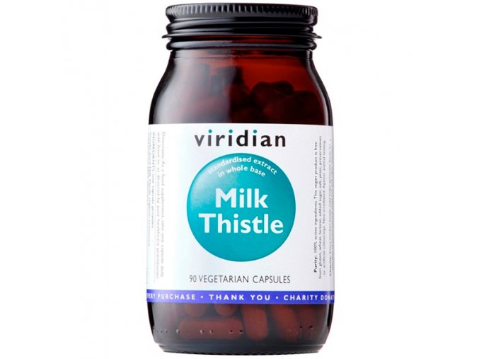 Viridian Milk Thistle 90 kapslí