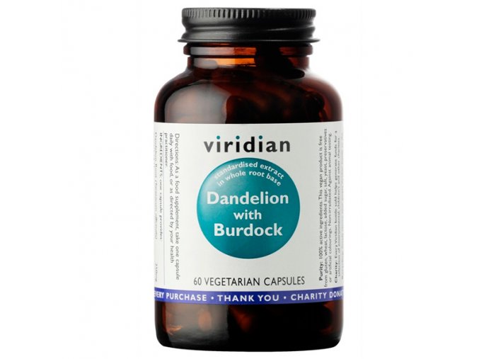 Viridian Dandelion with Burdock 60 kapslí