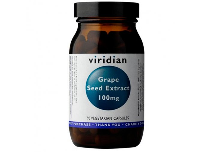 Viridian Grape Seed 90 kapslí  + šťavnatá tyčinka ZDARMA