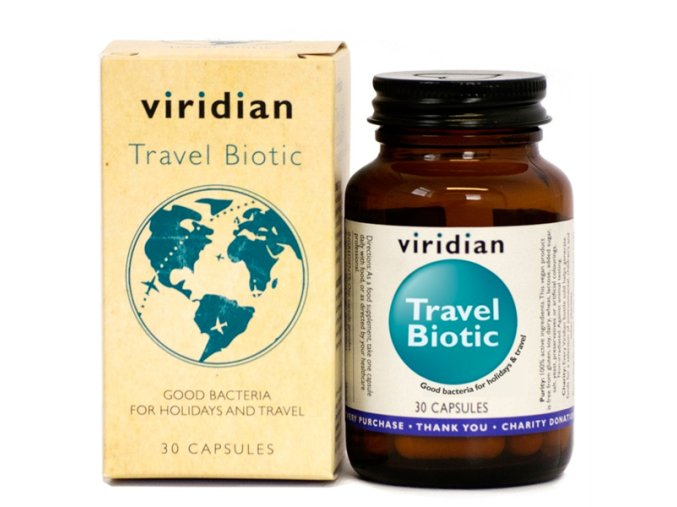 Viridian Travel Biotic 30 kapslí