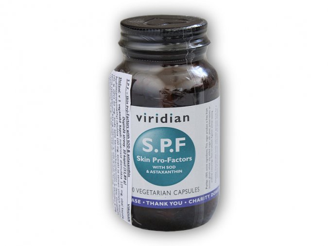 Viridian S.P.F Skin Pro Factor 30 kapslí  + šťavnatá tyčinka ZDARMA