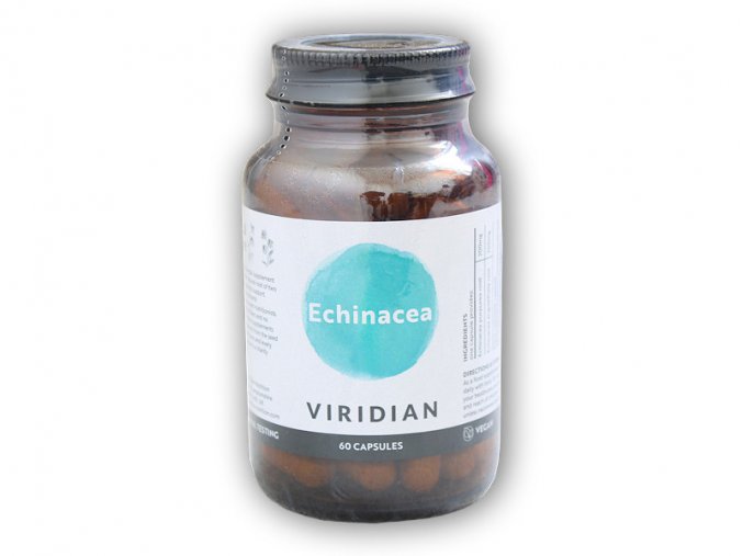 Viridian Echinacea 60 kapslí  + šťavnatá tyčinka ZDARMA