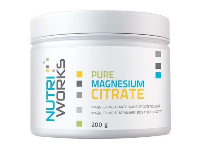 Nutri Works Pure Magnesium Citrate 200g