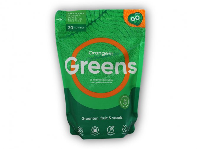 Orangefit Greens 300g  + šťavnatá tyčinka ZDARMA