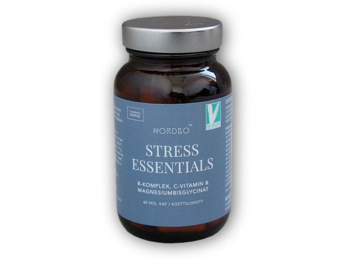 Nordbo Stress Essentials 60 kapslí  + šťavnatá tyčinka ZDARMA