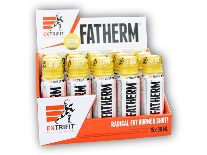 Extrifit Fatherm Shot 15 x 90ml  + šťavnatá tyčinka ZDARMA