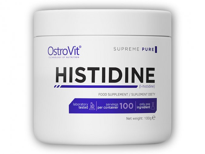 Ostrovit Supreme pure Histidine 100g  + šťavnatá tyčinka ZDARMA