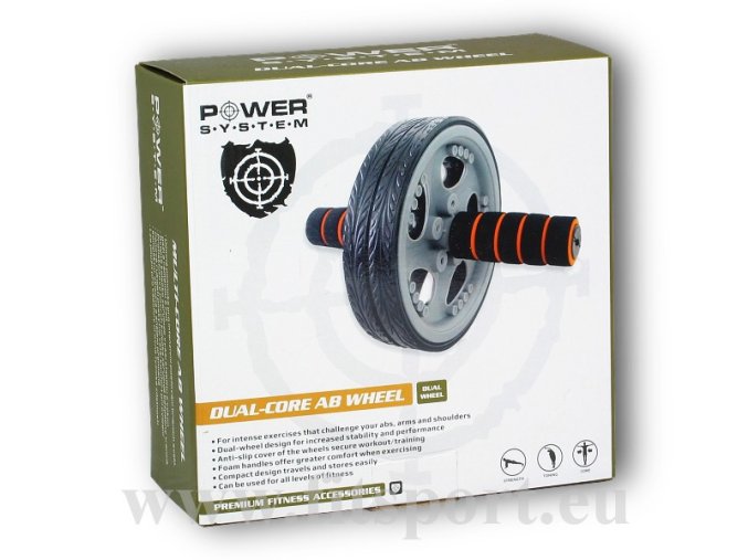 Power System Posilovací kolečko DUAL CORE AB WHEEL