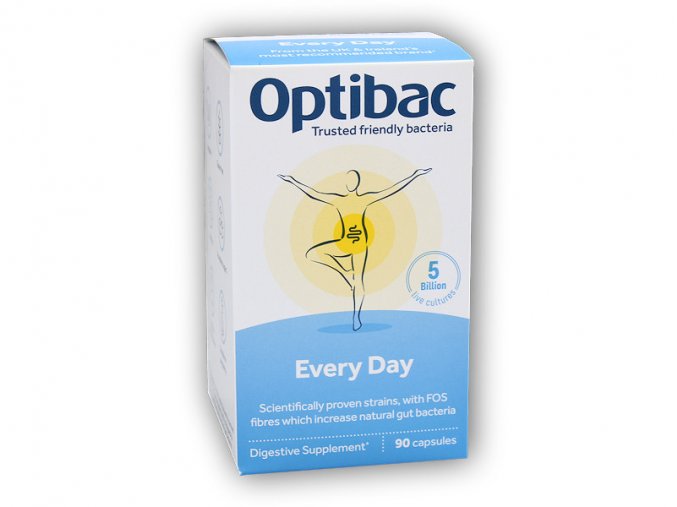 Optibac Probiotika pro každý den 90 kapslí  + šťavnatá tyčinka ZDARMA