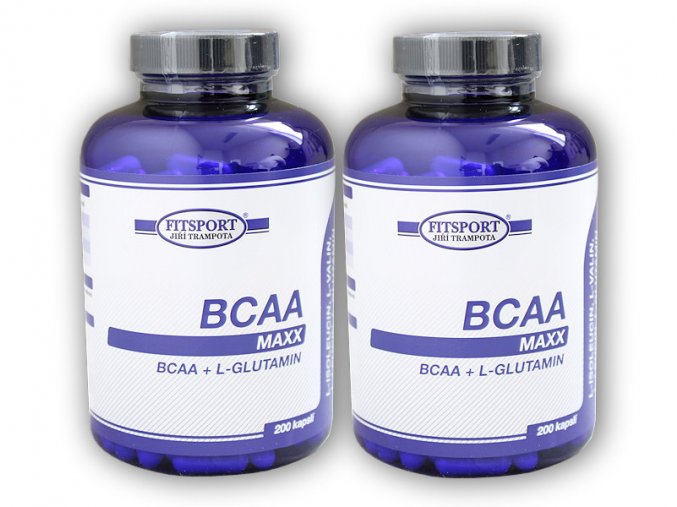 Fitsport 2x BCAA MAXX 200 kapslí