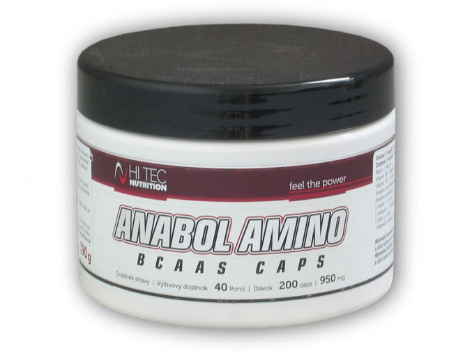 Hi Tec Nutrition Anabol Amino BCAA s 200 kapslí