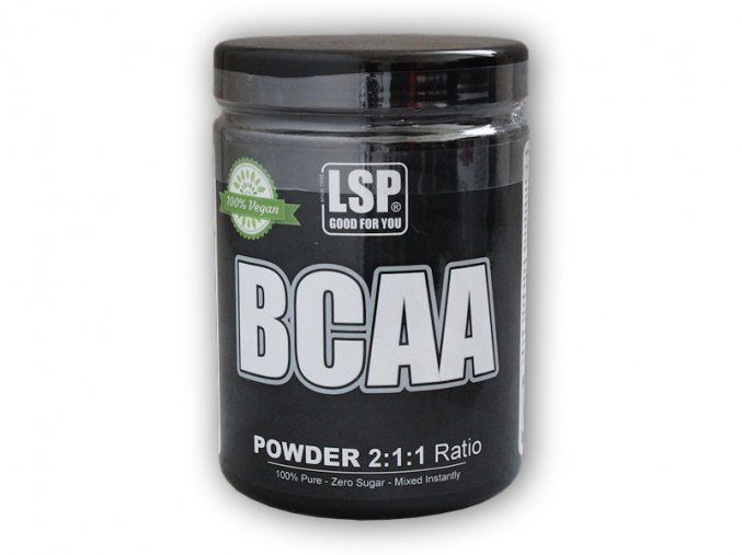 LSP Nutrition BCAA 2:1:1 500g  + šťavnatá tyčinka ZDARMA