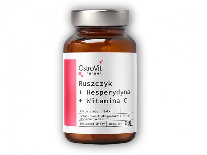 Ostrovit Pharma ruscus + hesperidin + vitamin C 60 kapslí
