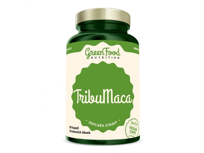 GreenFood Nutrition TribuMaca 90 vegan kapslí