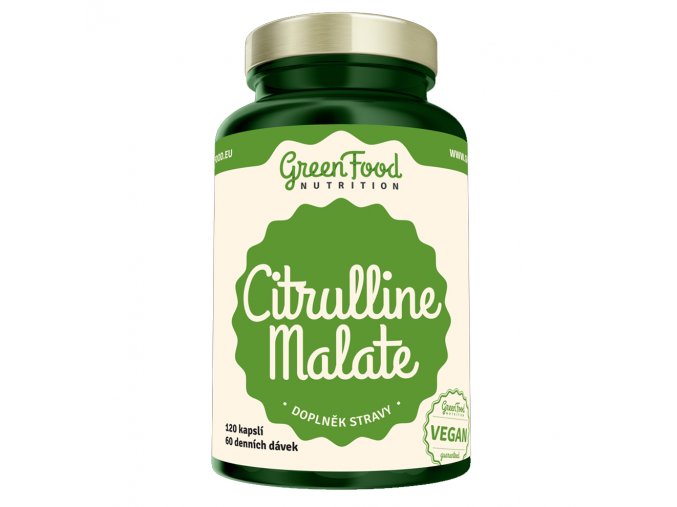 GreenFood Nutrition Citrulline malate 120 kapslí
