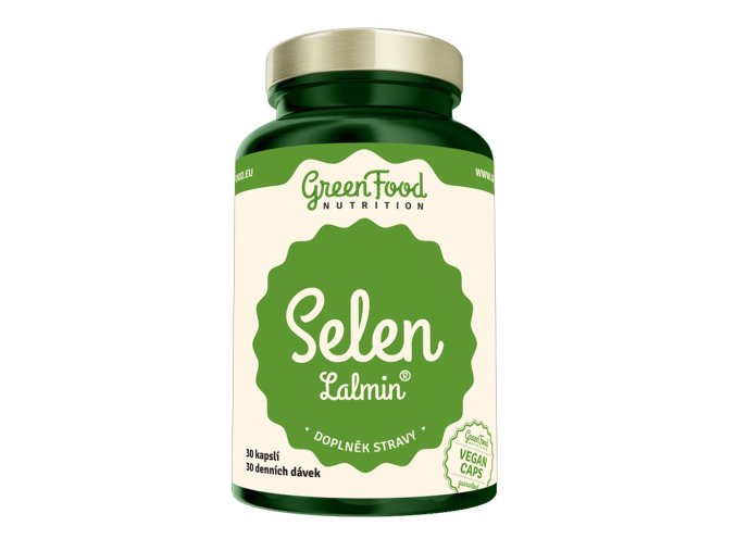 GreenFood Nutrition Selen lalmin 30 vegan kapslí