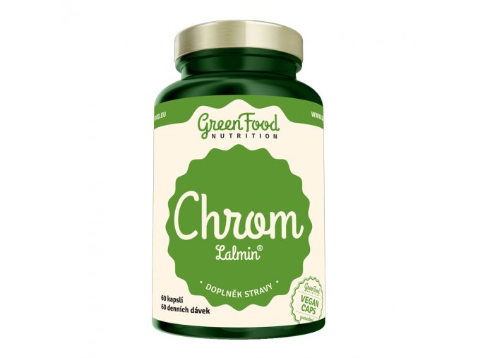GreenFood Nutrition Chrom lalmin 60 vegan kapslí