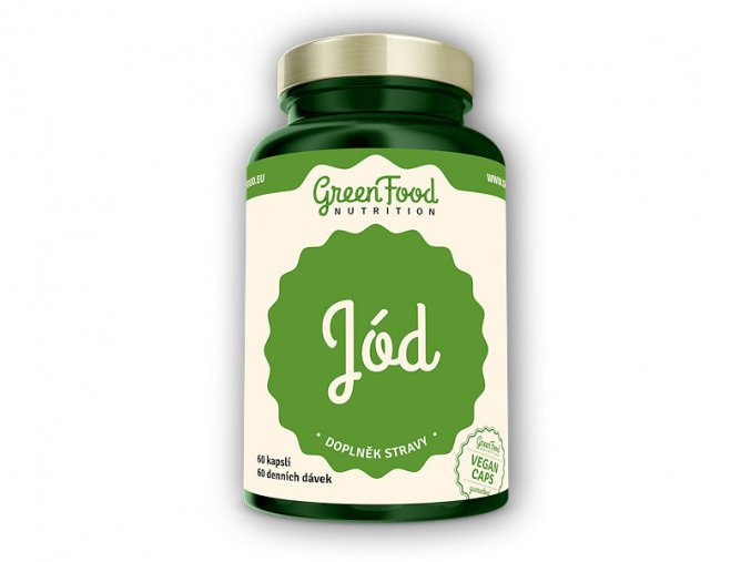 GreenFood Nutrition Jód 60 vegan kapslí