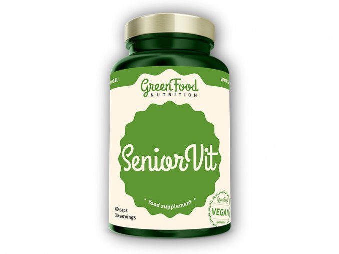 GreenFood Nutrition SeniorVit 60 kapslí