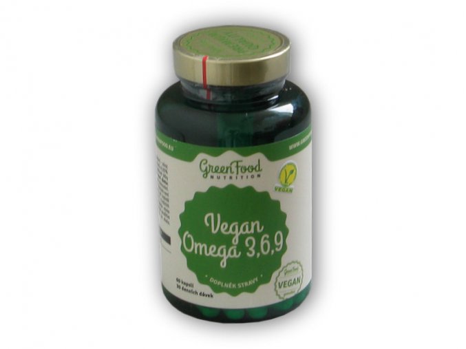 GreenFood Nutrition Vegan Omega 3,6,9 60 kapslí