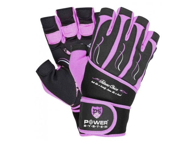 Power System PowerSystem rukavice FITNESS CHICA (Varianta purple L)