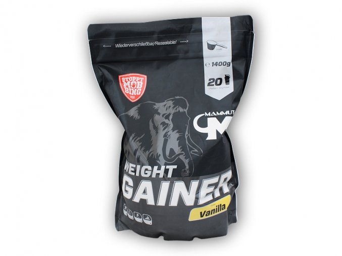 Mammut Nutrition Weight gainer Crash 5000 1400g