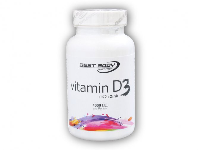 Best Body Nutrition Vitamin D3 + K2 + zinc 80 tablet