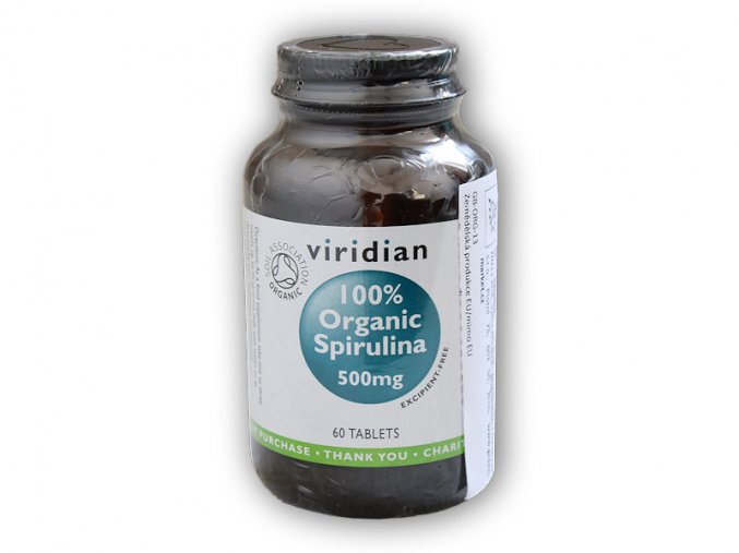 Viridian Spirulina 500mg 60 tablet Organic