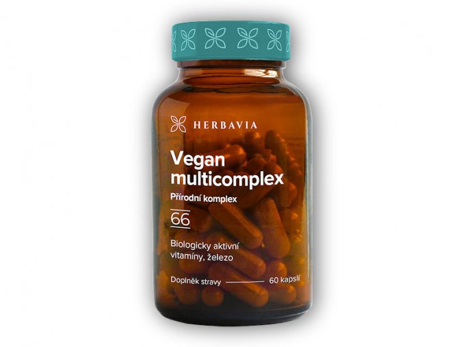 Herbavia Vegan Multicomplex + železo 60 kapslí