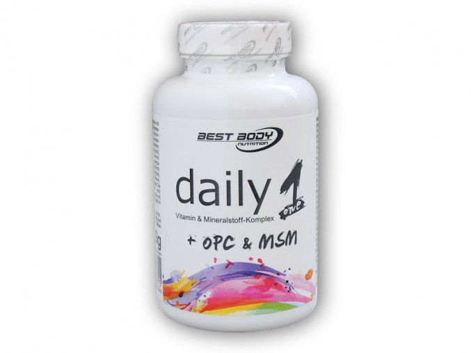 Best Body Nutrition Daily one + OPC + MSM 100 kapslí  + šťavnatá tyčinka ZDARMA