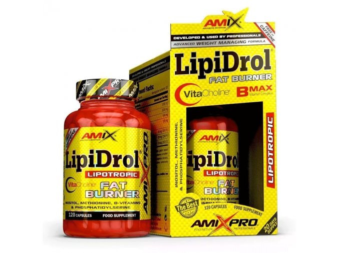 Amix Pro Series LipiDrol Fat Burner 300 kapslí  + šťavnatá tyčinka ZDARMA