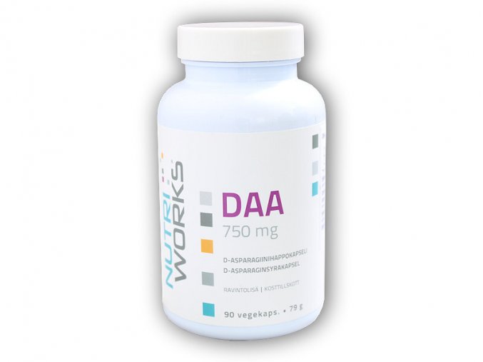 Nutri Works DAA 750mg 90 kapslí