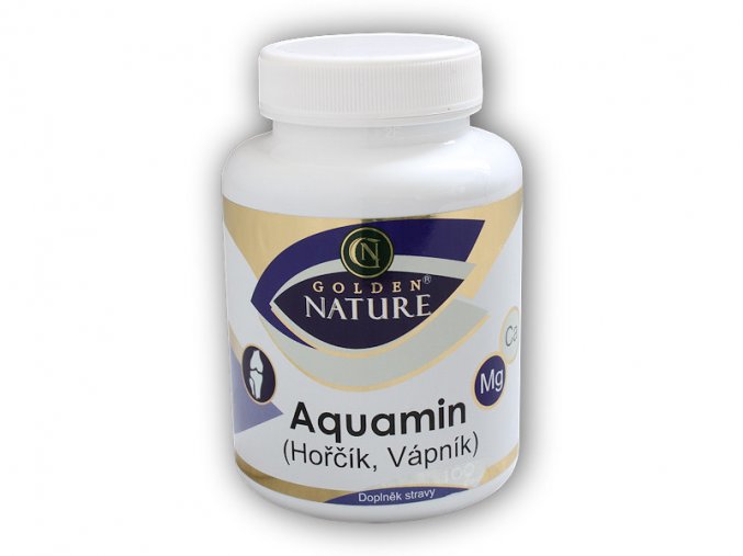 Golden Natur Aquamin vápník + hořčík 100 kapslí