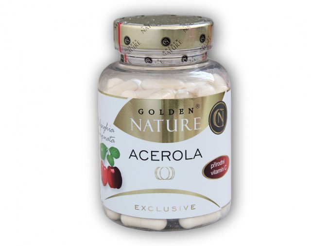 Golden Natur Exclusive Acerola přírodní vitamin C 100 kapslí