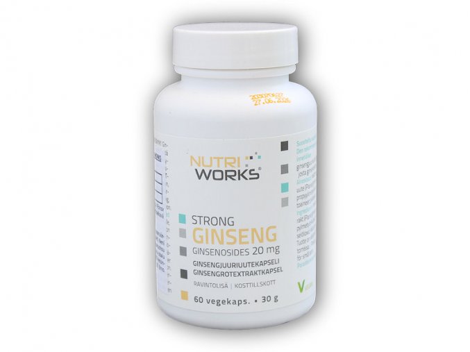 Nutri Works Strong Ginseng 60 kapslí