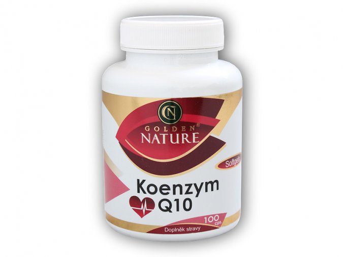 Golden Natur Koenzym Q10 100 mg 100 kapslí  + šťavnatá tyčinka ZDARMA