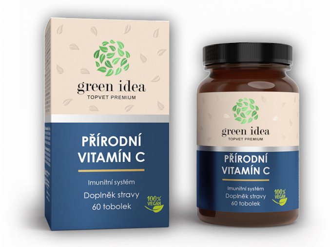 Green Idea Přírodní vitamín C vegan 282mg 60 tobolek