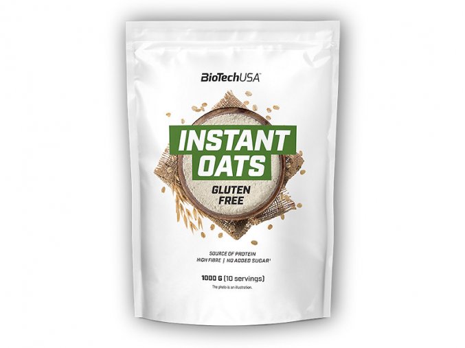 BioTech USA Instant Oats Gluten Free 1000g