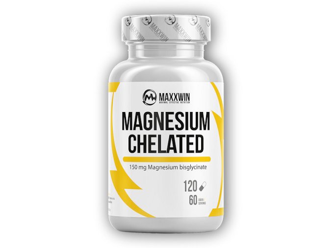 MAXXWIN Magnesium Chelated Vegan 120 kapslí